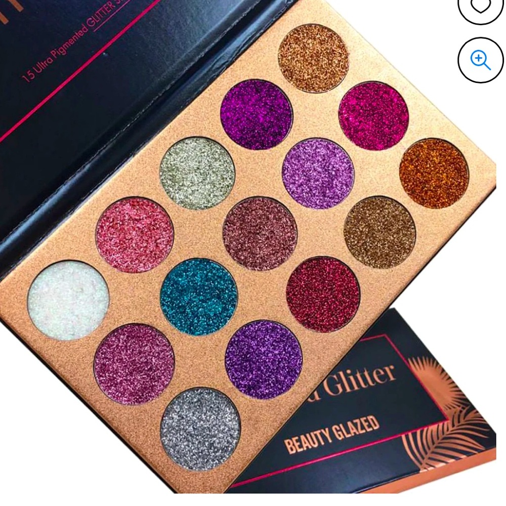 FREE ADD-ON - NIB - Beauty Glazed, Pressed Glitter, 15 colours